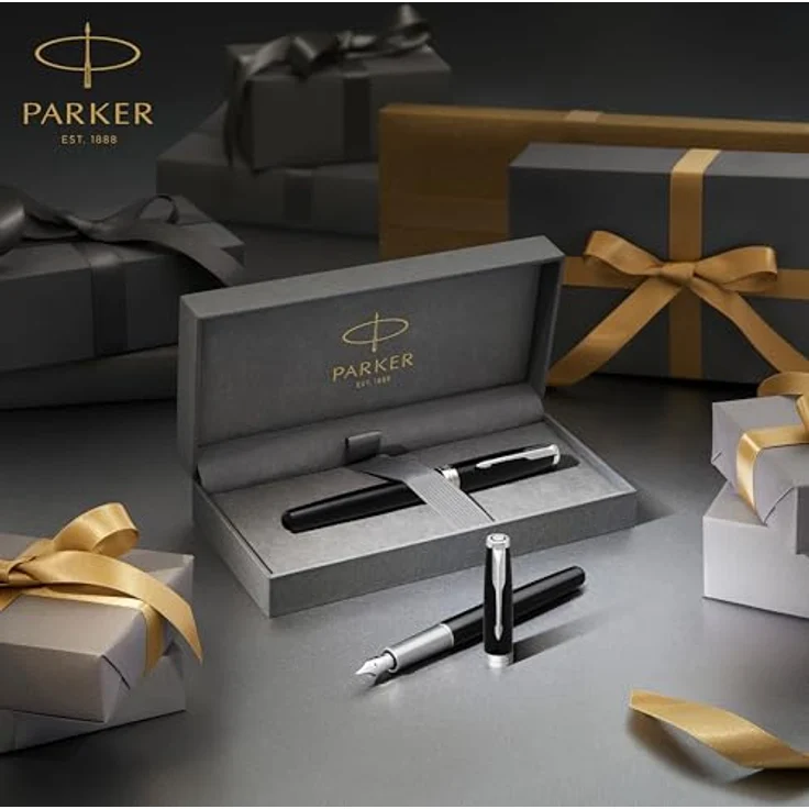Parker Pen Sonnet, eleganter Schreibstift im klassischen Silberdesign, hochwertige Verarbeitung – Bild 6