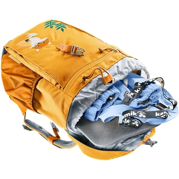 Deuter Waldfuchs 14 Kinderrucksack, 34 cm, orange, 100% Polyester, ideal für den Kindergarten – Bild 6