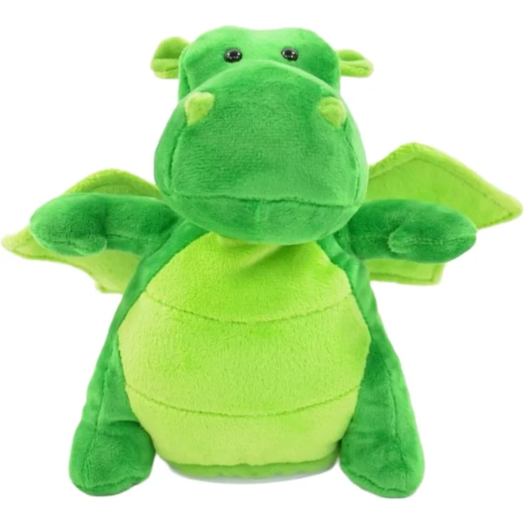 Winfried Kögler GmbH Labertier-Drache "Rupert" 20 cm, kuschelweiches Plüsch, grün, abwaschbar, mit Stimme