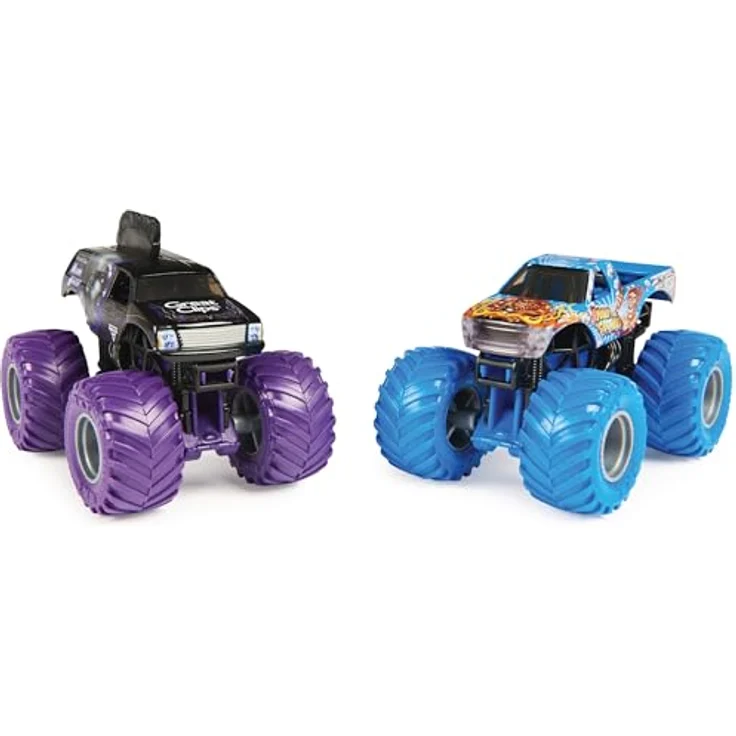 Monster Jam Original Monster Jam Zweier-Pack mit authentischen Monster Trucks im Maßstab 1:64 (Sortierung mit verschiedenen Designs, Zufallsauswahl) – Bild 11