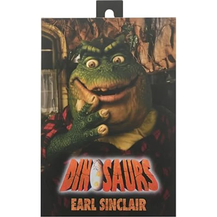 NECA Actionfigur Dinosaurs, Die Dinos, mit viel Zubehör in Fensterbox, Größe ca. 18 cm – Bild 1