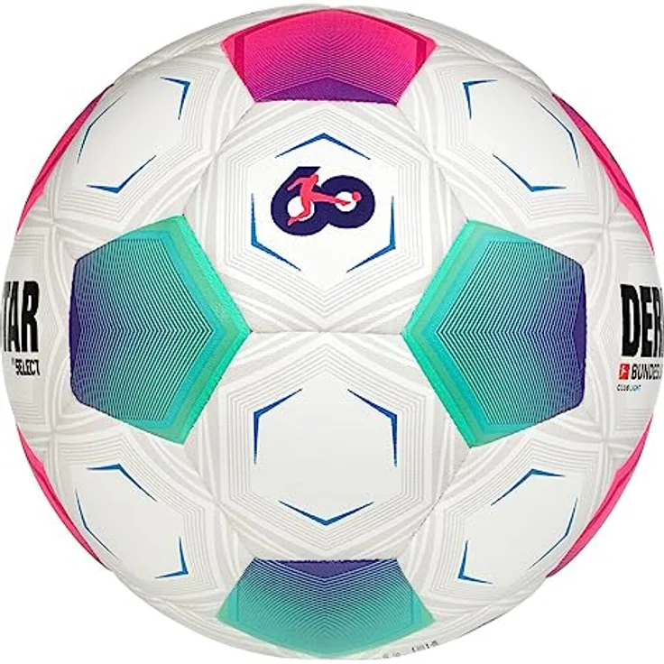 Derbystar Unisex Jugend Bundesliga Club Light v23 Fußball, weiß, 5 – Bild 2