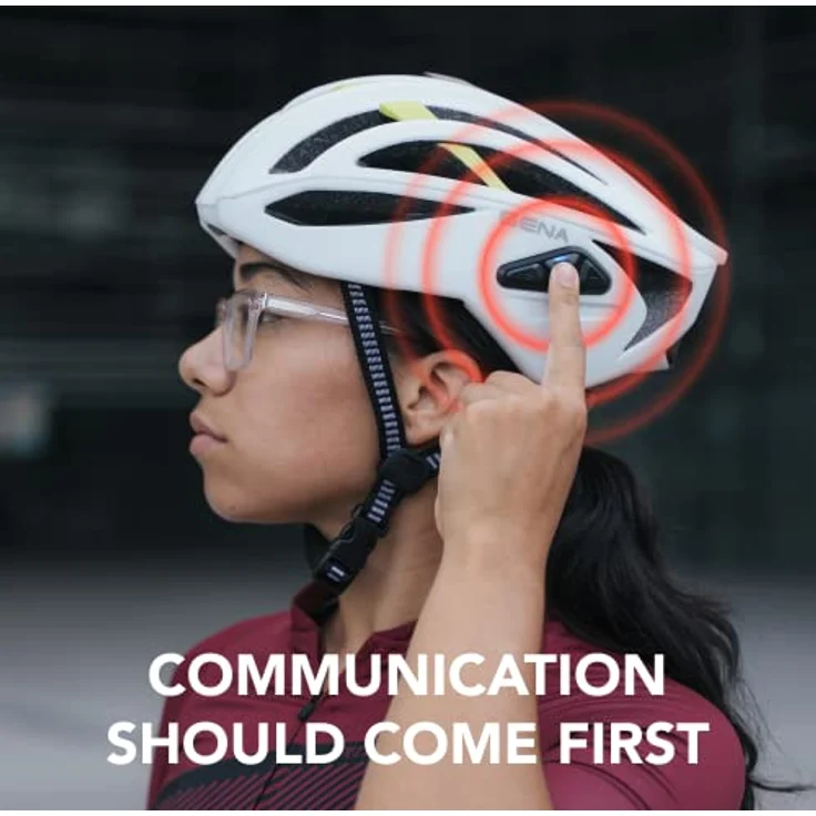 Sena R2 matt schwarz Größe L Rennrad Smart Helm – Bild 3