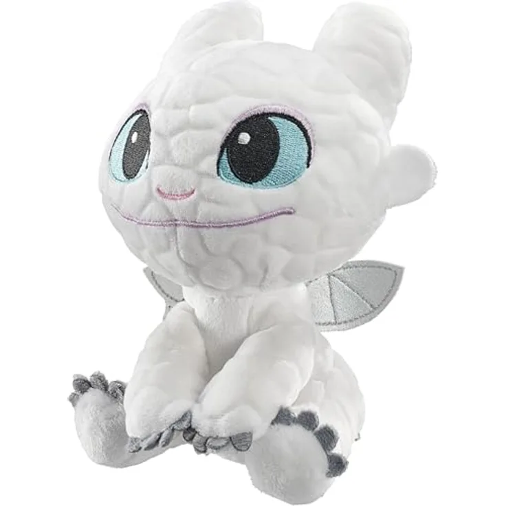 Schmidt Spiele 42858 Dragons, Tagschatten Plüschfigur, lächelnd, 18 cm, hochwertiger Plüsch, für Kinder ab 0 Jahren