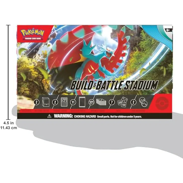 Pokémon TCG: Scarlet & Violet - Paradox Rift Build & Battle Stadium - EN, Kartenspiel von Pokémon. – Bild 4
