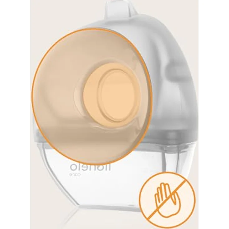 Lionelo MILKY 2IN1 Muttermilchauffänger und Silikon-Milchpumpe, BPA-frei, 60 ml, diskretes Design, einfache Reinigung – Bild 3