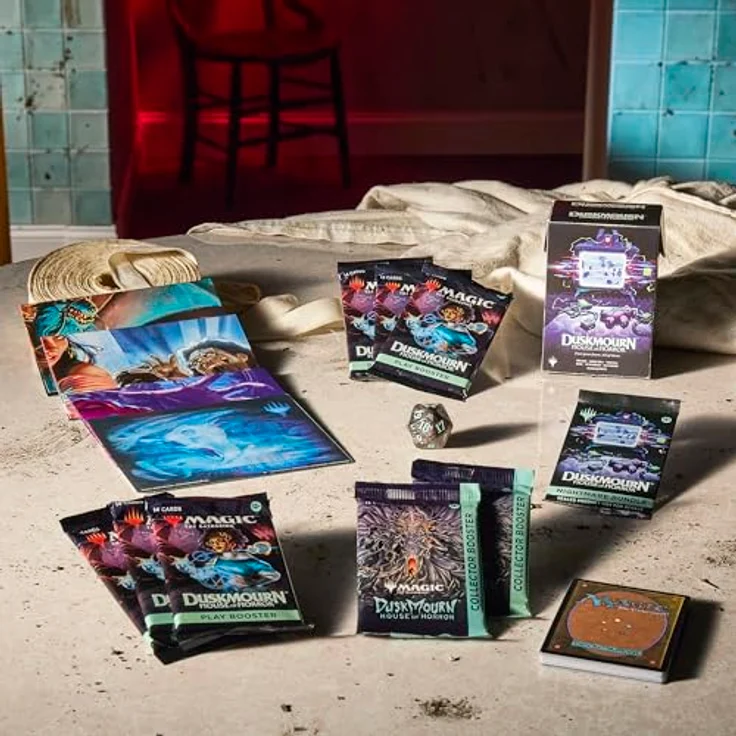 Magic The Gathering Duskmourn: Haus des Schreckens Nightmare-Bundle (Englische Version) - Sammler- und Play-Booster, Anwesen-Ländern, Promokarten und mehr - Preisvergleich – Bild 3