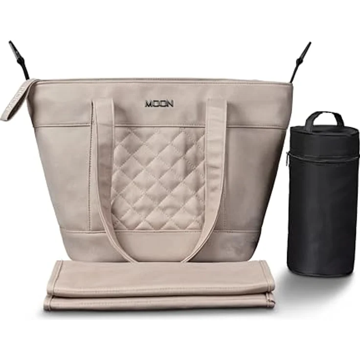 MOON V-SHAPE BAG sand, Wickeltasche – Bild 4