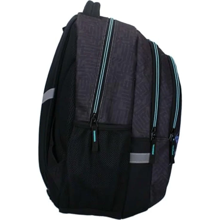 Vadobag Schulrucksack Skooter Game Face On, 34 Liter mit Laptopfach, schwarz – Bild 3