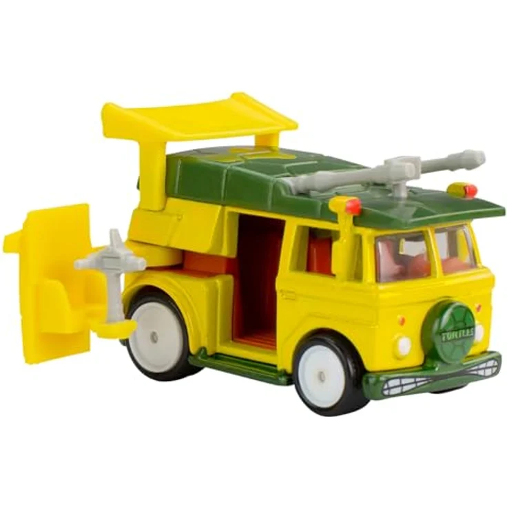 Hot Wheels TMNT Party Wagon Die Cast, Maßstab 1:64, Länge 7cm, Pop Kultur Modell HXF04 – Bild 3