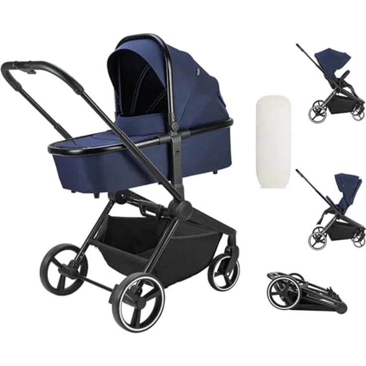 Booboo Jazzi, Kinderwagen mit leichtem Rahmen und kompaktem Faltmechanismus – Bild 1