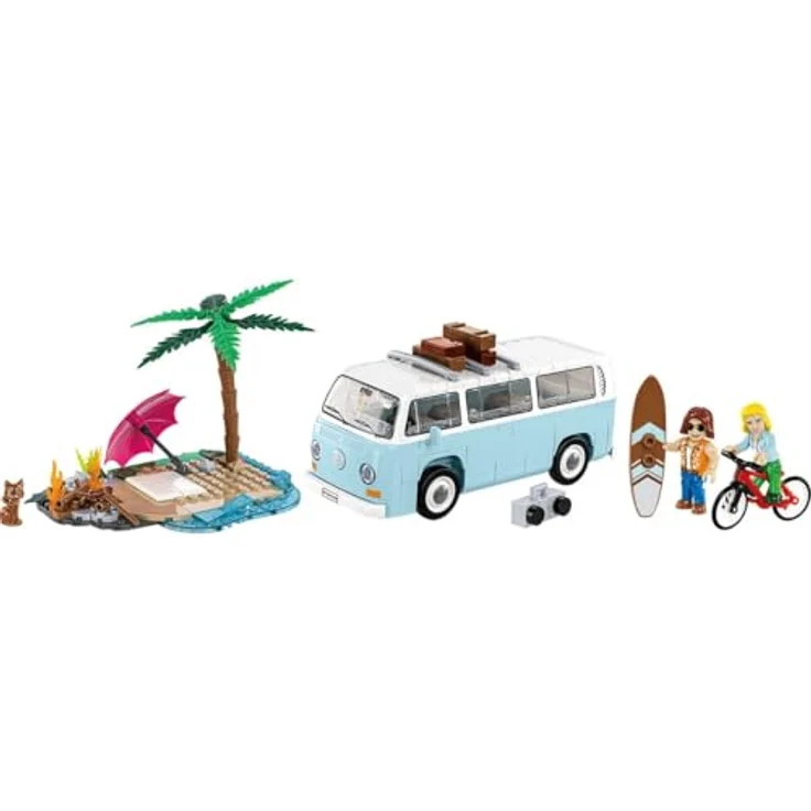 COBI Volkswagen T2a Kombi, Modellfahrzeug aus Bausteinen, made in EU – Bild 4
