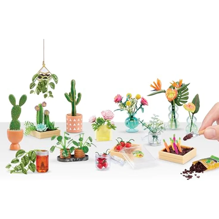 MGA ENTERTAINMENT Kreativset MGA's Miniverse - Make It Mini Botanicals, Multipack mit über 60 Teilen zum Bauen und Gestalten von Pflanzen, Blumen, Obst und Gemüse – Bild 5