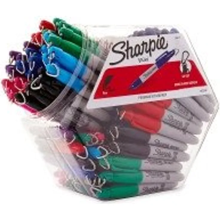 Sharpie Mini Permanent Marker | feine spitz | gemischte Farben | 72er-Kanister