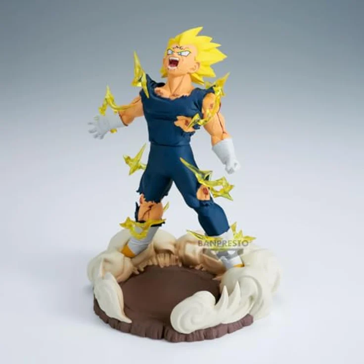 Banpresto Majin Vegeta Dragon Ball Z Actionfigur, 14 cm, PVC, Mehrfarbig, Sammlerfigur mit Basisständer, lizenziertes Produkt – Bild 3