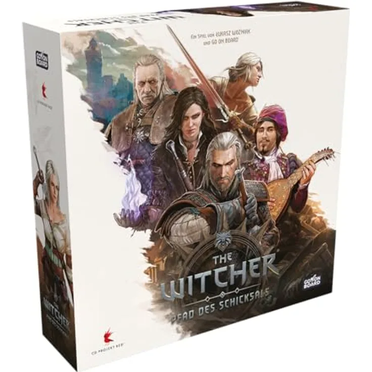 Go On Board The Witcher: Pfad des Schicksals, Kennerspiel für 1-5 Spieler, ab 14 Jahren, Deutsch, Spielzeit 45-90 Minuten