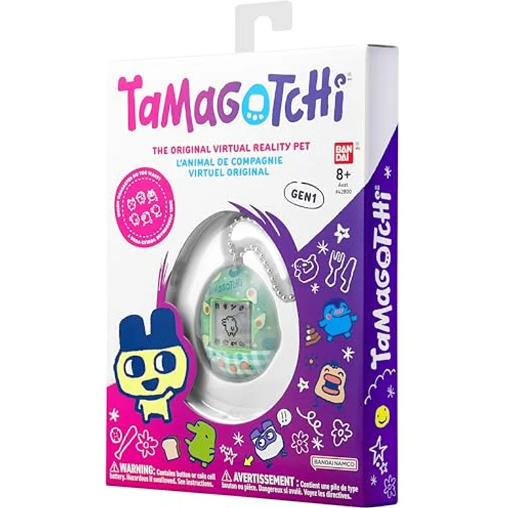 Bandai Original Avocado Tamagotchi, virtuelles Haustier mit interaktiven Spielmöglichkeiten, handliches Design – Bild 2