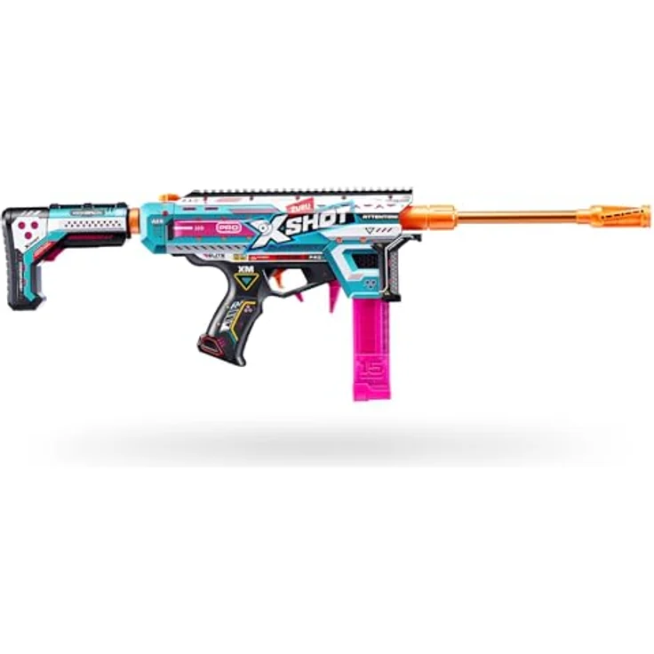 Shot X-Shot Pro Series Mega-Blaster, motorisierter Blaster mit 40 Darts und 7,4V LI-ION Akku – Bild 3