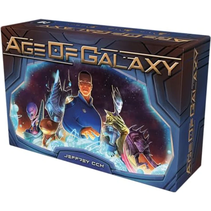 Asmodée Age of Galaxy, 4X-Kennerspiel im Taschenformat für 1-4 Spieler, ab 12 Jahren, mit 45 einzigartigen Fraktionskarten und individuellem Tech-Tree – Bild 3