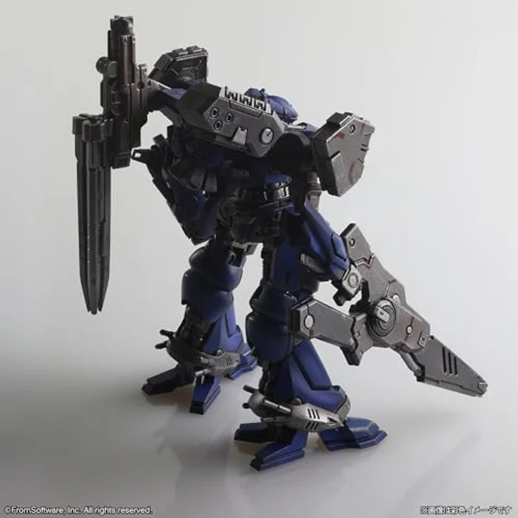 SquareEnix Armored Core Structure Arts Plastic Model Kits 4er-Pack Series 1, 4 detailreiche Mecha-Bausätze mit Artikulationspunkten und austauschbaren Teilen, 9-11 cm groß – Bild 14