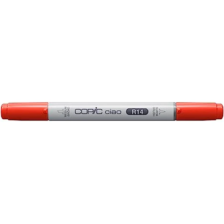 Copic COPIC Ciao Marker Typ R - 14, Light Rouge, vielseitiger Layoutmarker mit mittelbreiter und Brush-Spitze, schnelltrocknend – Bild 1