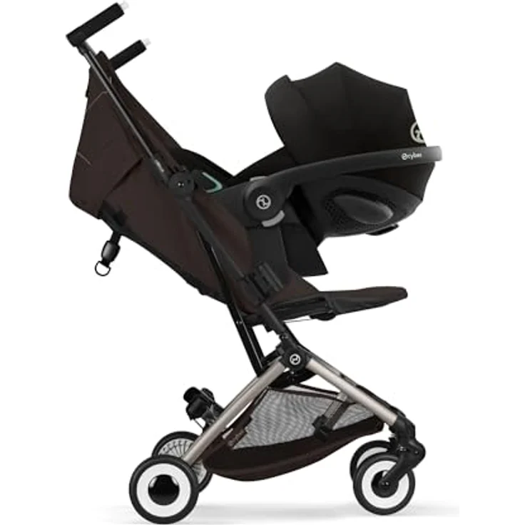 Cybex Gold Reisebuggy LIBELLE, ultrakompakt und leicht, geeignet ab 6 Monaten bis ca. 4 Jahre, Farbe: Chocolate Brown – Bild 5