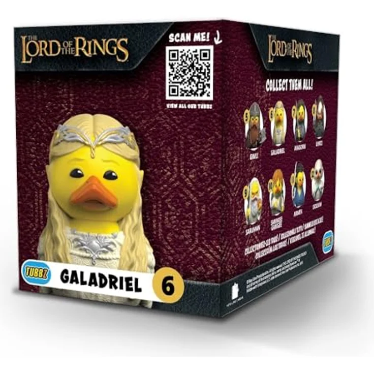 TUBBZ Box-Ausgabe Galadriel, Sammler-Vinyl-Gummiente Figur, 9 cm groß, offizielles Der Herr der Ringe Merchandise – Bild 3