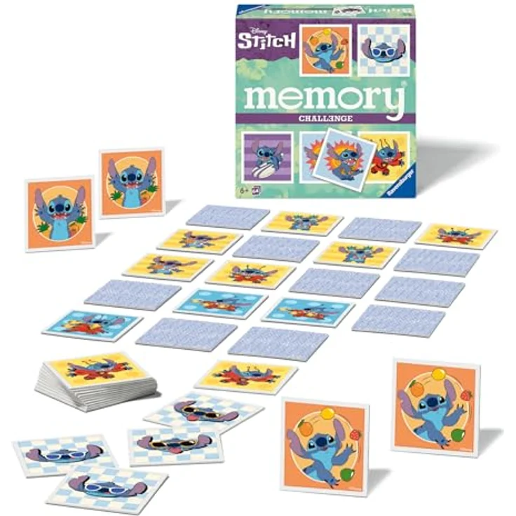 Ravensburger Challenge memory® Disney Stitch, Merkspiel mit 64 Karten, Made in Europe – Bild 6