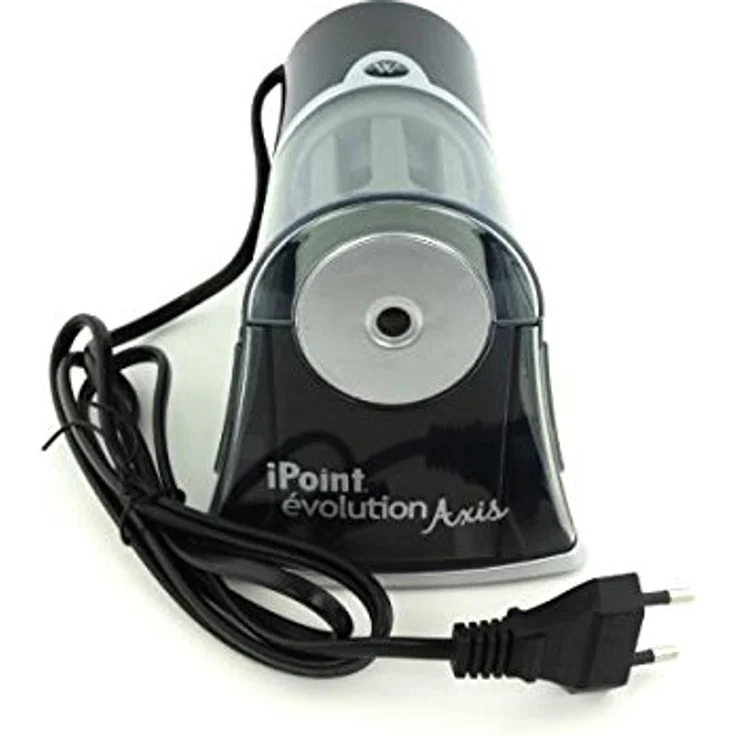 Westcott iPoint évolution Axis, Elektrischer Anspitzer mit Auto-Stopp-Technologie und großem Auffangbehälter – Bild 8