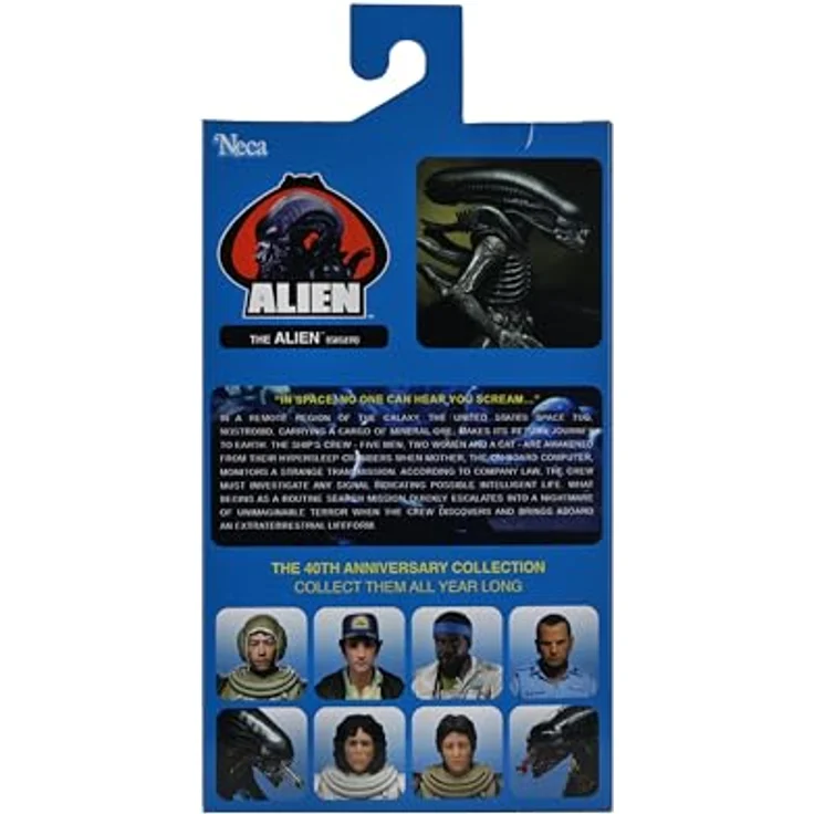 NECA Alien 40th Anniversary, Ultra Deluxe Xenomorph Actionfigur, 17 cm, neue Lackierung in Window-Box – Bild 3