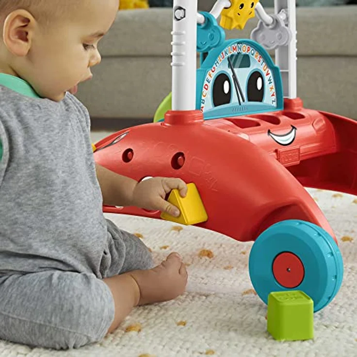 Mattel Evolutionärer Aktivitätswalker, Lauflernhilfe mit 360 Spielen und 100 Melodien, geeignet für Sitzen, Stehen und Gehen – Bild 4