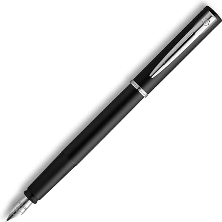 Waterman Füllfederhalter Allure C.C. F, modernes Design, schwarz, leicht fließende Tinte – Bild 2