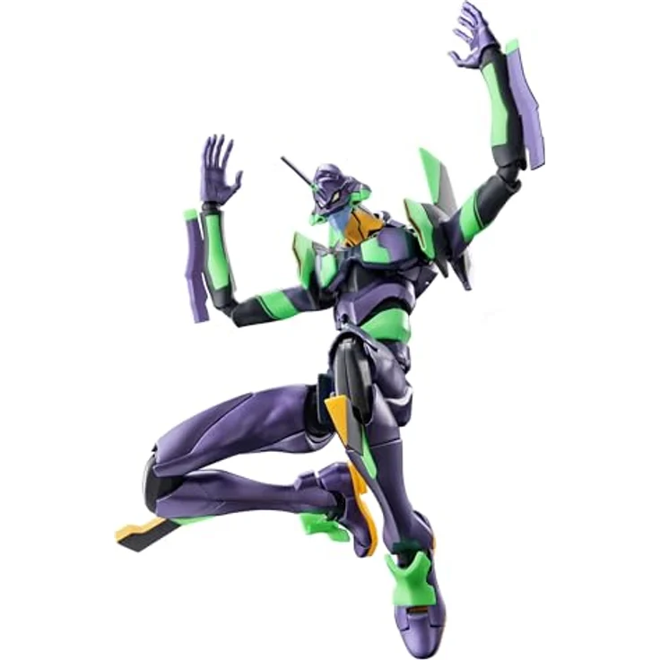 Blokees Evangelion Test Type-01 Action Edition, detailreiche Sammelfigur mit authentischem Entry Plug-Mechanismus und dynamischem Doppelgelenk-System, Mehrfarbig aus Acrylnitril-Butadien-Styrol (ABS) – Bild 8