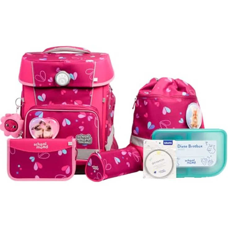 SCHOOL-MOOD® Schulranzen Champion Maxx Pro, Farbe Klara, vielseitiger Schulrucksack mit extra Stauraum – Bild 1