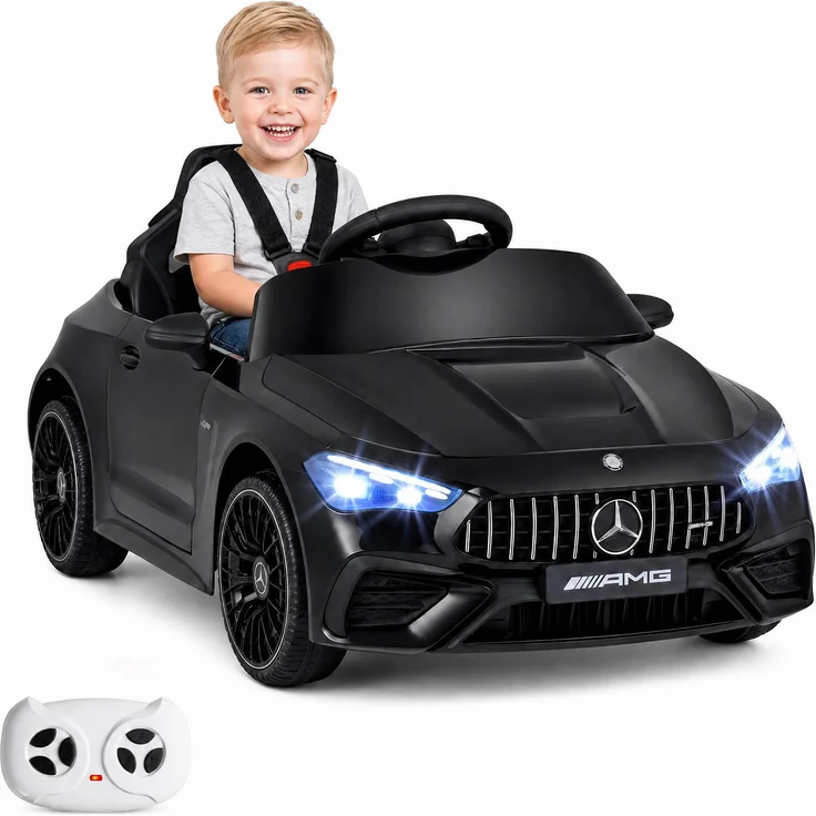 KOMFOTTEU 12V Mercedes AMG CLE 53 Elektroauto, Fernbedienung, LED-Scheinwerfer, geeignet für Kinder ab 3 Jahren