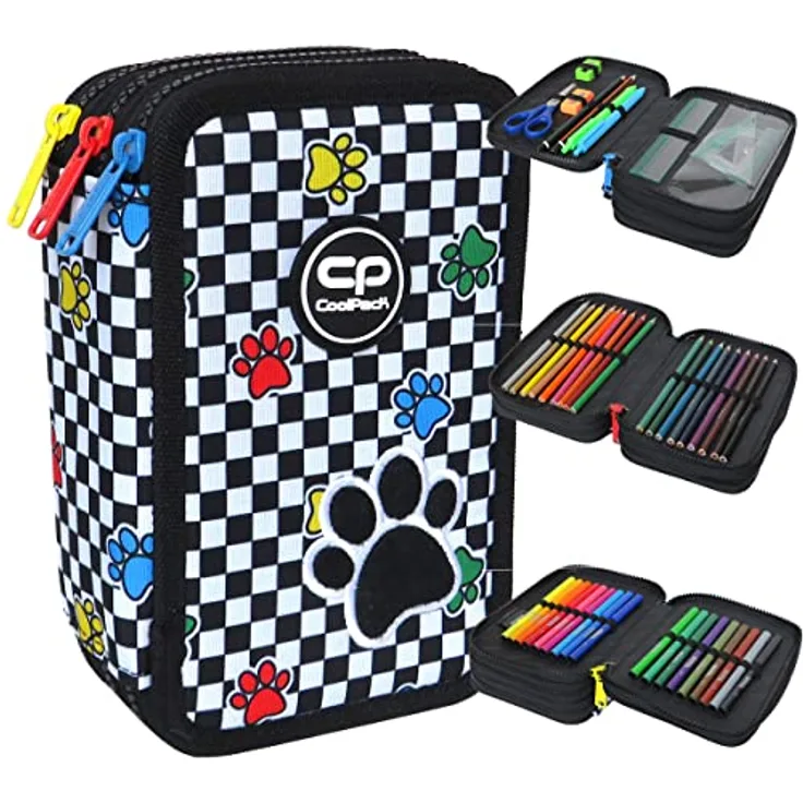 Coolpack F067666, Mäppchen JUMPER 3 CATCH ME, Multicolor