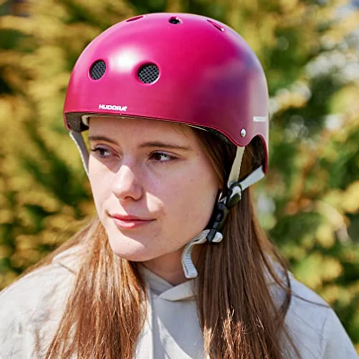 HUDORA Skaterhelm, Berry, Gr. 56-60, Kinderfahrradhelm mit stoßsicherer ABS-Schale und Air-Vent-Belüftungssystem – Bild 5