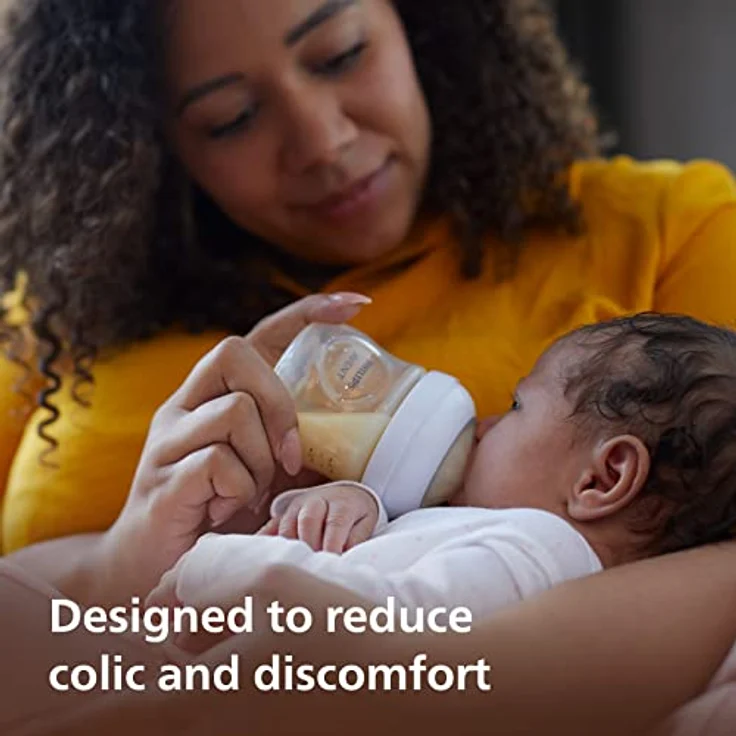 Philips Avent Natural Response SCY903/01, Babyflasche 260 ml für Säuglinge 1 m+, Silikonsauger zur kolikfreien Ernährung – Bild 6