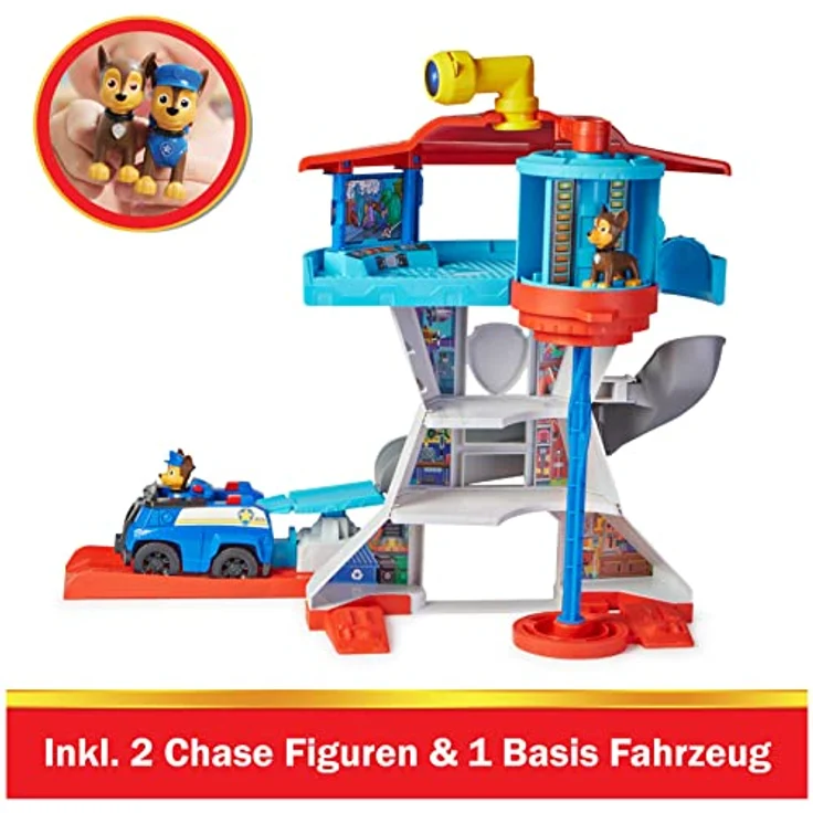 PAW Patrol Lookout Tower Playset with Toy Car Launcher 2 Chase Action Figures Chase’s Police Cruiser and Accessories Kids Toys for Ages 3 and up – Bild 5