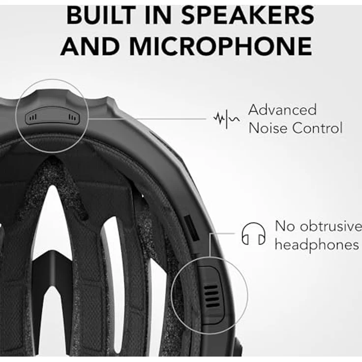 Sena R2 EVO matt grau Größe M Rennrad Smart Helm – Bild 3