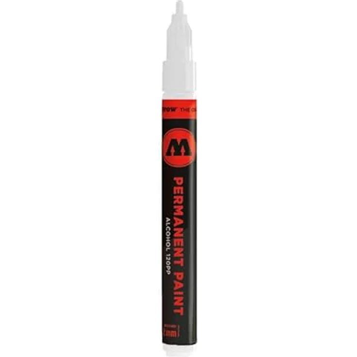 Molotow 120 PP Marker – 2 mm Permanent-Tintenstift (Signalweiß) – Bild 1