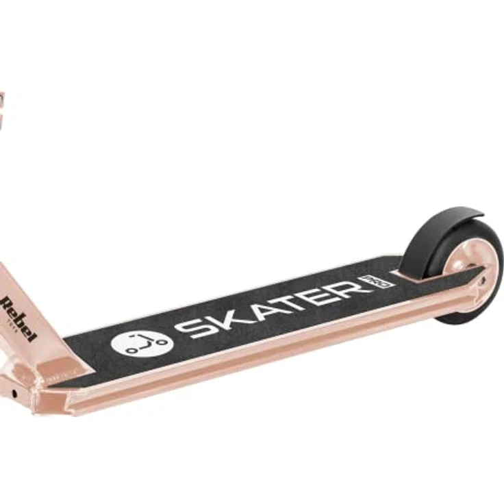 Rebel Skater PRO Gold ZAB0120G, Scooter mit 360° Lenker für Aqurobaation und Tricks, leicht, bis 100 kg – Bild 3