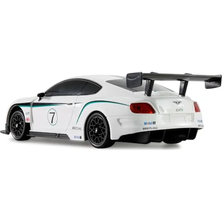 Amewi RC Drift Lizenz Bentley GT3 Continental, 1:18 Modellauto in Weiss, RTR mit LED-Beleuchtung und einstellbarer Höchstgeschwindigkeit – Bild 3