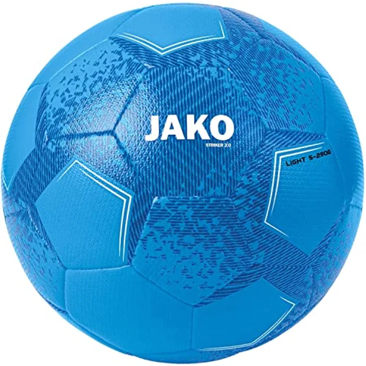 JAKO Unisex Lightball Striker 2.0, Handgenähter Trainingsball, Jako-Blau, Größe 5