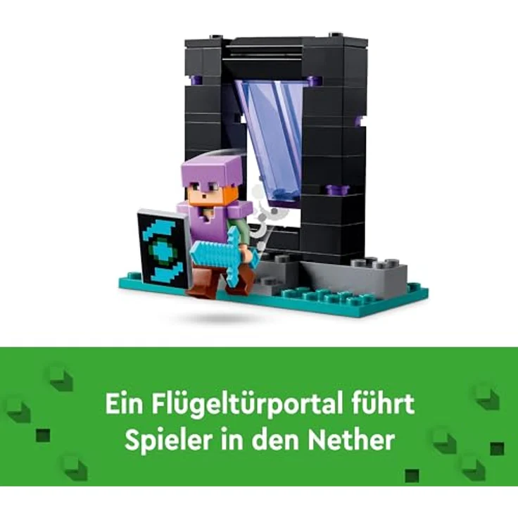 LEGO Minecraft Die Waffenkammer, Gaming-Set mit Heldenfiguren, Spielzeug-Waffen und Alex-Figur, Action-Spielzeug für Jungs und Mädchen, Geschenk für für Gamer und Kinder ab 7 Jahren 21252 – Bild 5