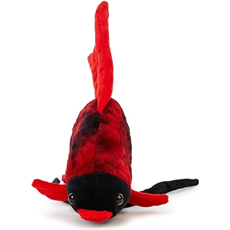 Zappi Co Tropischer Fisch Plüschtier (20-22CM), weich gefüllt, schwarz/rot, ideal zum Kuscheln und Spielen, Safari-Tiere Kollektion für Kinder – Bild 5