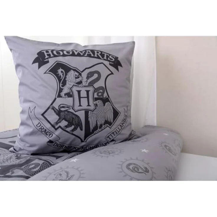 Herding Bettwäsche Harry Potter, Kopfkissenbezug 80 x 80 cm mit Wende-Motiv, Bettbezug 135 x 200 cm, Mit Reißverschluss, 100% Baumwolle/Renforcé – Bild 5