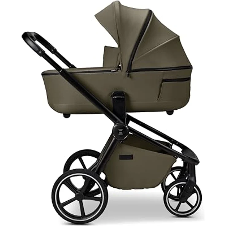 Moon Resea 2.0 Kombikinderwagen, vielseitiger Kinderwagen mit ergonomischem Design und optimalem Fahrkomfort – Bild 2