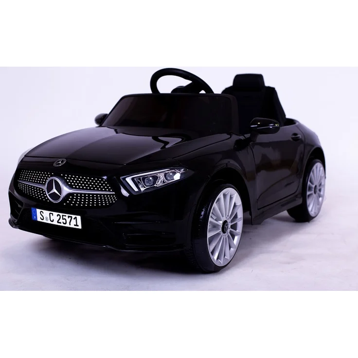 BoGi Mercedes-Benz CLS 350 Kinder-Elektroauto mit Fernbedienung, USB & Musik – 12V, 2x25W Motoren, für 1 Kind, sportliches Design