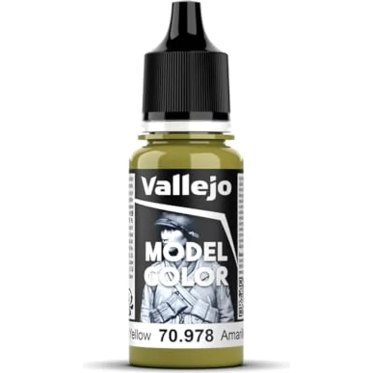 Vallejo Model Color, Acrylfarbe, 17 ml, dunkelgelb, matt